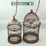Vintage Rusty Home Decorative Birdcage