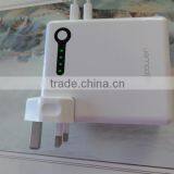 Universal Wall Charger With Battery Power Bank Travel Charger HY-UP015 AC Plug 100v to 240v thumbnail-3