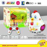 4 Channels Remote Control Car Chicken Animal 3D Light and Music Toy thumbnail-1
