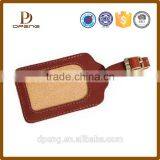 Shenzhen Professional OEM Manufacturer Pu Leather Luggage Tag thumbnail-1