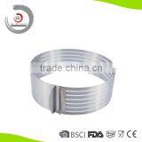 Bakeware Retractable Stainless Steel Circle Mousse Ring Cake Mold Baking Tool Set Shape Size Adjustable 24.5-30.5cm