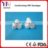 Free sample Elastic PBT Bandages manufacturer CE FDA