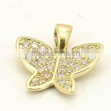 Gold Plated Butterfly Fashion Pendant