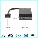 High Quality Male Micro Usb to HDMI MHL Port Converter Adapter thumbnail-6
