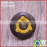 Custom Pink Green Sports Coat Metal Logo Buttons thumbnail-4