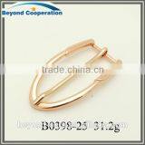 High-class Lady 25mm Half-ellipse Gold and Nickel Plated Pin Buckle thumbnail-5