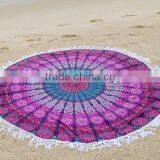 Mandala Round Roundie Yoga Mat Beach Throw Bohemian Roundie Hippie Mandala Round Throw Beach Roundie Tapestry Beach Roundie Art thumbnail-1