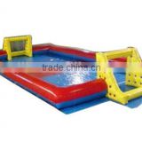 inflatable square pvc pool with Shot doors