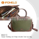Dual-use shoulder laptop Bag,men's handbag with long strap