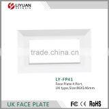 LY-FP41 High Quality VGA/HDMI Face Plate/wall Socket/RJ45 Connector 25X50mm