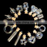 Mini Spherical Glass Bottles for Necklace Pendants With Cork thumbnail-1