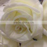 Wholesale Pure White Rose Flower Artificial Diamond Rose Head for Sale thumbnail-3