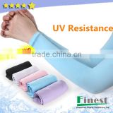 UV Resistant Polyester Spandex Arm Sleeve Pure Color