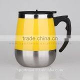 16oz Reliable Quality Blue Coffee Mug Hot China Product Auto Travel Tea Mug Assorted Color Wholesale Water Cup thumbnail-4