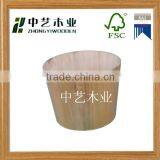 Home Decor Antique Primitive Wood Wooden Snack Bucket thumbnail-5