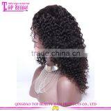 22 Inches Malaysian Deep Curly Hair Long Side Part Thin Skin Silk Base Full Lace Wig thumbnail-3