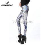 New Arrival Design MECHA CosPlay ROBOT Comic Cartoon Printed Leggins Women Leggings thumbnail-2