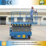 Golden Supplier 10 m Wheel Based Aerial Man Working Use Elevate Platform / Self Propelled Scissor Lift thumbnail-2