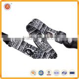 2015 New Musical Instrument personality fashion polyester bass guitar strap with custom logo