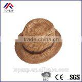 Cowboy Orange Straw Hat Straw Hat With Band thumbnail-1