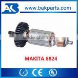 Power Tool Parts Copper Wire ARMATURE Replacement for Drill 6823 6824 6826 617321-9