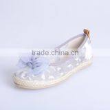 Espadrilles with slin-on style snake metallic PU