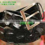 Black Alligator Leather Belt HLH-BELT006