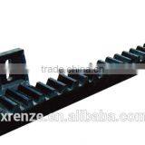 Nylon gear rack for sliding gate of the rack