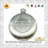 China Manufacturer Custom 6 oz Mirror Finish Hip Flask With Silk Logo