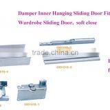 Soft Closing Wardrobe Sliding Closet Door Roller Fittings System thumbnail-5