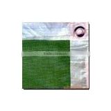 PE sunshade safty net in green for construction