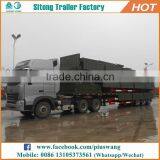 Drop Side Bulk Cargo Transport Semi Trailer Utility Cargo Side Wall Trailer thumbnail-4