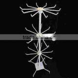 Wholesale 2-Tier Counter Metal Rotating Jewelry Display thumbnail-2