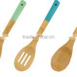 Eco-friendly Long Handle Spoon & Spatula-Bamboo Kitchen Tools Set thumbnail-1