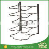 Kitchen Cabinet Pantry Pot and Pan Organizer Rack thumbnail-5