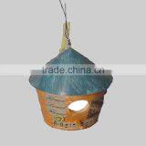 Garden Wooden Cottage Bird House thumbnail-1