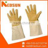Top Qiality Welding Construction Leather Gloves for Working thumbnail-1