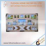 2017 Hot Sell Vintage Wooden Resin Photo Frame With Multi Opening for Family thumbnail-3