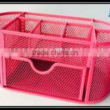 2016 Colorful Wire Mesh Desk Organizer thumbnail-2