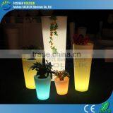 Coffee Shop Decorative RGB Glowing Light up Plastic Flower Pot thumbnail-1