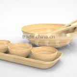 Hot Trend for Salad Bowls, Clear Bamboo Salad Bowl thumbnail-2