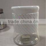 Round Glass Storage Jar thumbnail-1
