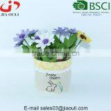 BSCI Audit Factory With Screen Printing Rabbit Fabric Plant Pot Cover Bag for Flower Pots thumbnail-3
