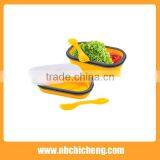 Kitchenware Set Silicone Fast Food Box, Collapsible Bento Lunch Box, Silicone Folding Box thumbnail-2