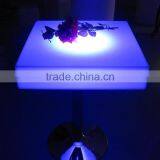 Illuminated Color Changing Suqare Top Led Glowing Cocktail Tables thumbnail-2