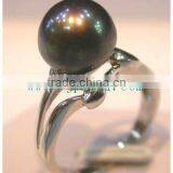 Rose Purple Seawater Tahitian Pearl Ring thumbnail-5