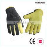 2017 Industry Golden Yellow Goat Leather Safety Glove