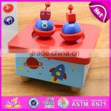 Настраиваемый рекламный подарок - детская деревянная музыкальная коробка с механизмом W07B025-S thumbnail-3