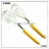 37056 New Style Stainless Steel Whisk With Wooden Handle thumbnail-1