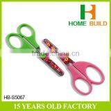 Factory Price HB-S5067 5" Colorful Blades Plastic Handle School Scissors thumbnail-2
